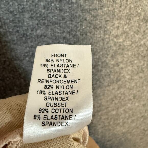 Miracle Suit Shorts Shapewear Women Large Beige High Waist Stretch Tummy Control - Picture 7 of 7